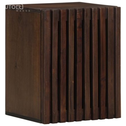 vidaXL tömör mangófa falra szerelhető fürdőszobaszekrény 38x34x48 cm