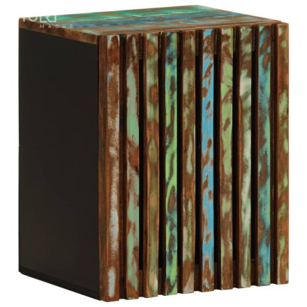 vidaXL tömör akácfa falra szerelhető fürdőszobaszekrény 38x34x48 cm