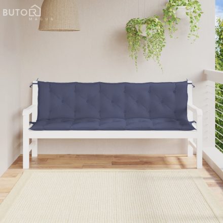 vidaXL 2 db tengerészkék oxford szövet kerti padpárna 180 x 50 x 7 cm