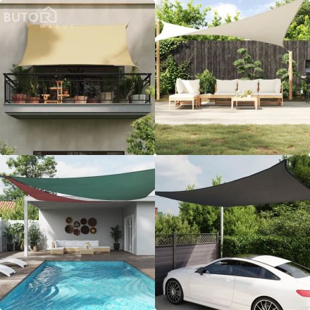 vidaXL 100% poliészter oxford szövet napvitorla 3,6x3,6x3,6 m 