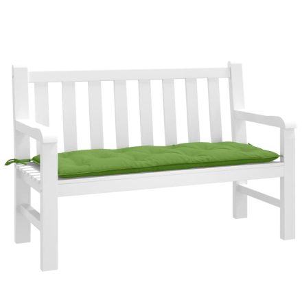 vidaXL melange zöld szövet kerti padpárna 120x50x7 cm