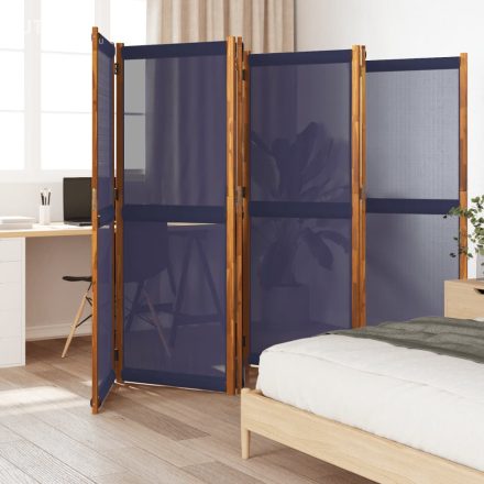 vidaXL sötétkék 6 paneles térelválasztó 420 x 180 cm