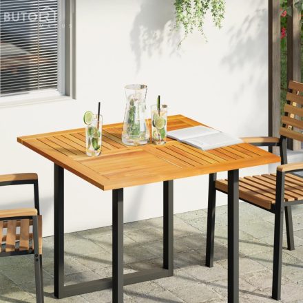 vidaXL tömör akácfa négyzet alakú asztallap 90 x 90 x 2 cm