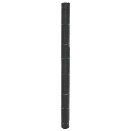 vidaXL fekete PP talajtakaró membrán 1,5x10 m