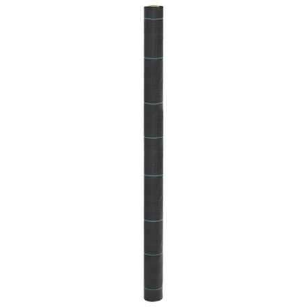 vidaXL fekete PP talajtakaró membrán 1,5x150 m