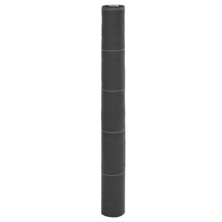 vidaXL fekete PP talajtakaró membrán 1x50 m