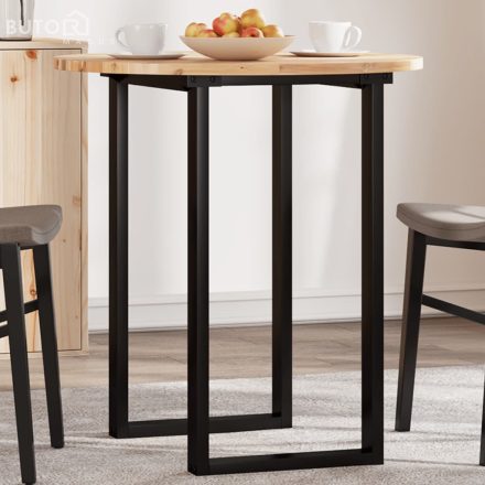 vidaXL kerek tömör akácfa asztallap Ø70 x 2 cm