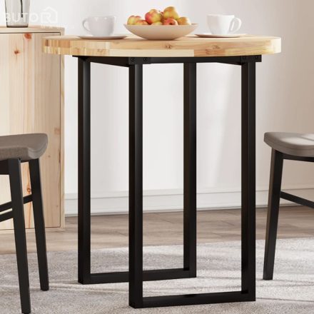 vidaXL kerek tömör akácfa asztallap Ø70 x 4 cm