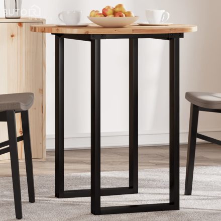 vidaXL kerek tömör akácfa asztallap Ø70 x 2 cm
