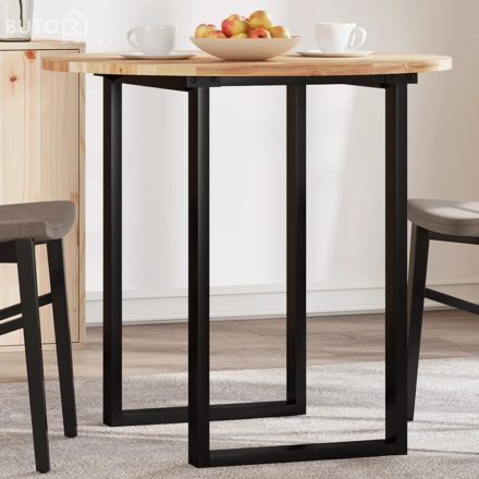 vidaXL kerek tömör akácfa asztallap Ø80 x 2 cm