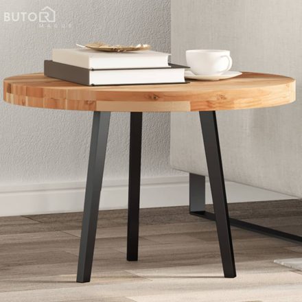 vidaXL kerek tömör akácfa asztallap Ø60 x 4 cm