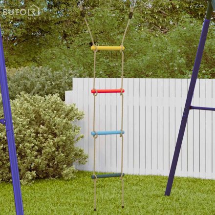 vidaXL többszínű kötéllétra gyerekeknek 4 létrafokkal