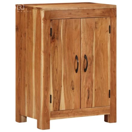 vidaXL tömör akácfa tálalószekrény 55 x 35 x 75 cm