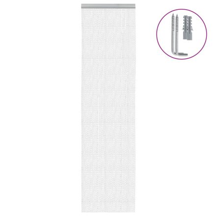 vidaXL alumínium láncos ajtószúnyogháló 56 x 202 cm