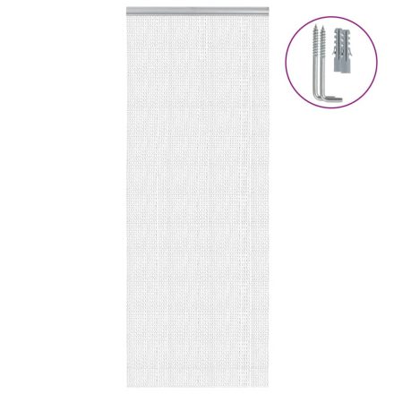 vidaXL alumínium láncos ajtószúnyogháló 80 x 212 cm