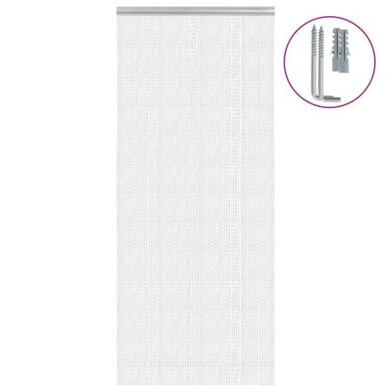 vidaXL alumínium láncos ajtószúnyogháló 90 x 212 cm