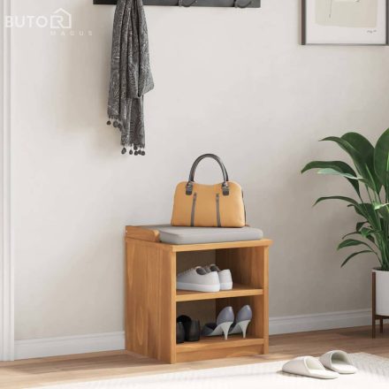 vidaXL SANDNES tömör fenyőfa előszobapad 45x40x50 cm