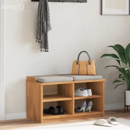 vidaXL SANDNES tömör fenyőfa előszobapad 87x40x50 cm