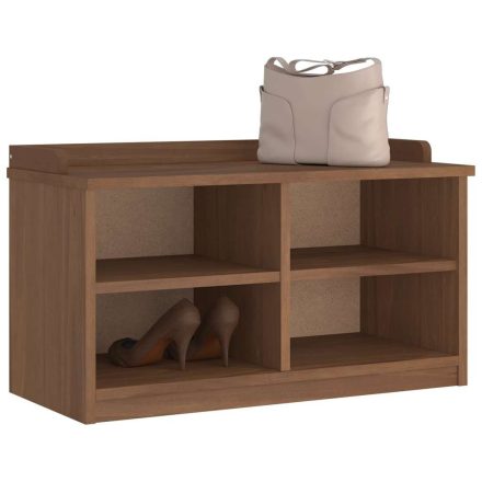 vidaXL SANDNES tömör fenyőfa előszobapad 87x40x50 cm