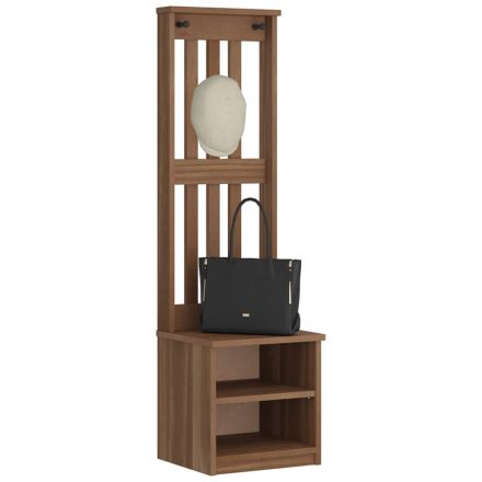 vidaXL SANDNES tömör fenyőfa előszobafa 45x40x159,5 cm