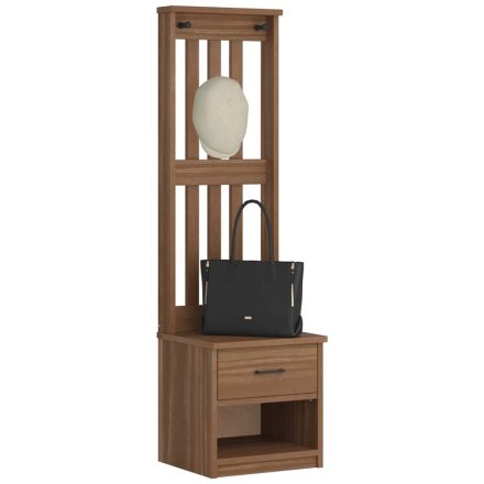 vidaXL SANDNES tömör fenyőfa előszobafa 45x40x159,5 cm