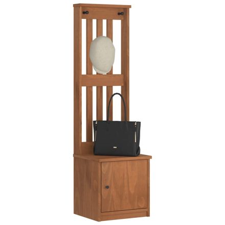 vidaXL SANDNES tömör fenyőfa előszobafa 45x40x159,5 cm