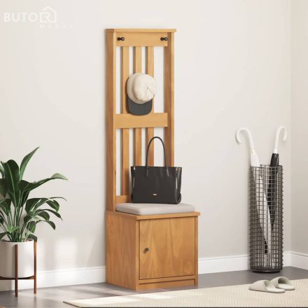 vidaXL SANDNES tömör fenyőfa előszobafa 45x40x159,5 cm