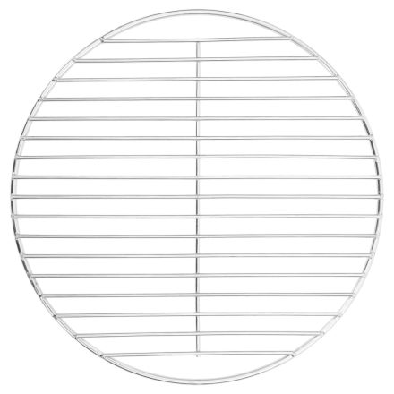 vidaXL kerek 304 rozsdamentes acél BBQ grillrács Ø34,5 cm