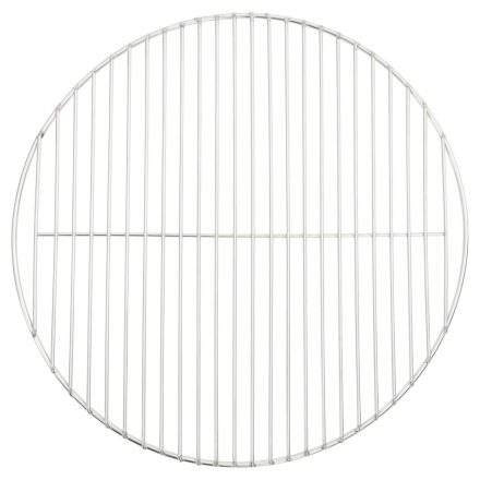 vidaXL kerek 304 rozsdamentes acél BBQ grillrács Ø47 cm