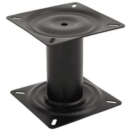 vidaXL fekete acél csónakülés-talapzat 18 cm