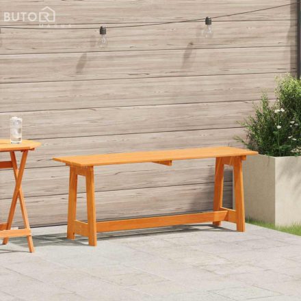 vidaXL Kültéri Pad Akác 119x35x47 cm Tömör Fa Fenyő