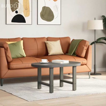 vidaXL 2 db antracitszürke acél dohányzóasztal láb 50x(42-43) cm