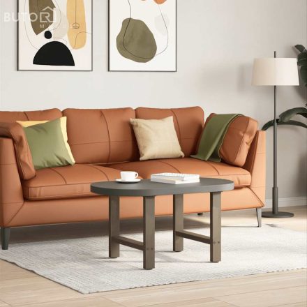 vidaXL 2 db natúr acél dohányzóasztal láb 50 x (42-43) cm acél