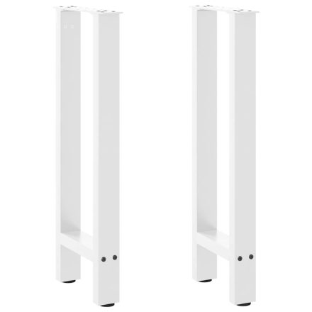 vidaXL 2 db fehér acél konzolasztal láb 38x(72-73) cm