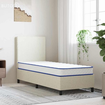 vidaXL fehér memóriahabos matrac 80 x 200 x 17 cm puha