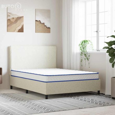 vidaXL fehér memóriahabos matrac 140 x 190 x 17 cm puha