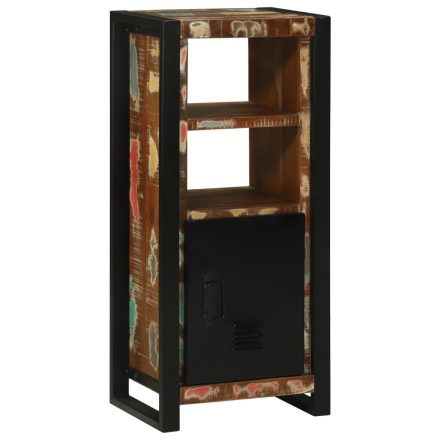 vidaXL Fürdőszobai Faliszekrény 40x30x90 cm Tömör Fa Újrahasznosított