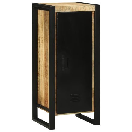 vidaXL Fürdőszoba Fali Szekrény 40x35x90 cm Tömör Durva Fa Mangó