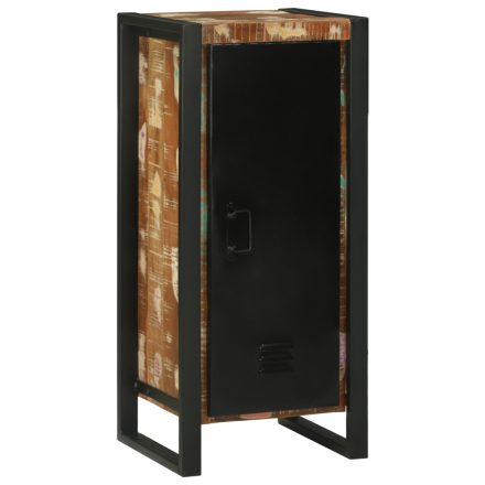 vidaXL Fürdőszobai Faliszekrény 40x35x90 cm Tömör Fa Újrahasznosított