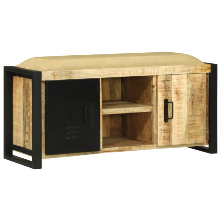 vidaXL Pad szekrény 100x35x50 cm Tömör fa Durva mangófából