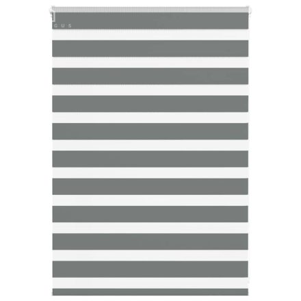 vidaXL zebrafüggönnyel sötét szürke szövetszélesség 100,9cm poliészter