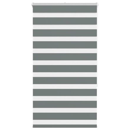 vidaXL zebrafüggönnyel sötét szürke szövetszélesség 75,9 cm poliészter
