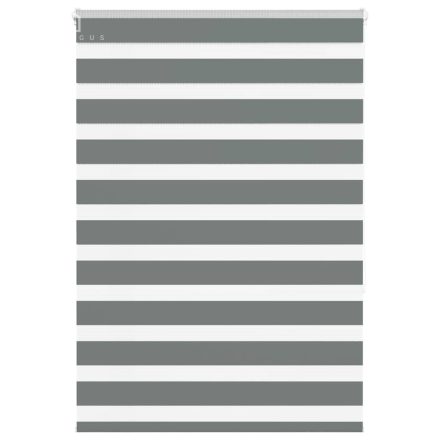 vidaXL zebrafüggönnyel sötét szürke szövetszélesség 95,9 cm poliészter