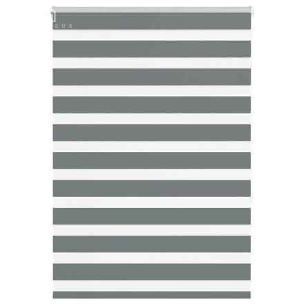 vidaXL zebrafüggönnyel sötét szürke szövetszélesség 100,9cm poliészter