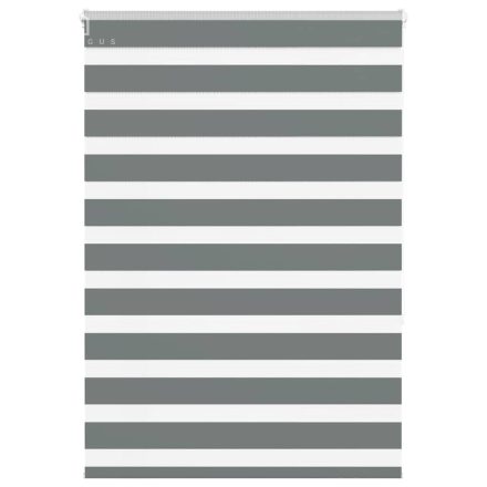 vidaXL zebrafüggönnyel sötét szürke szövetszélesség 105,9cm poliészter