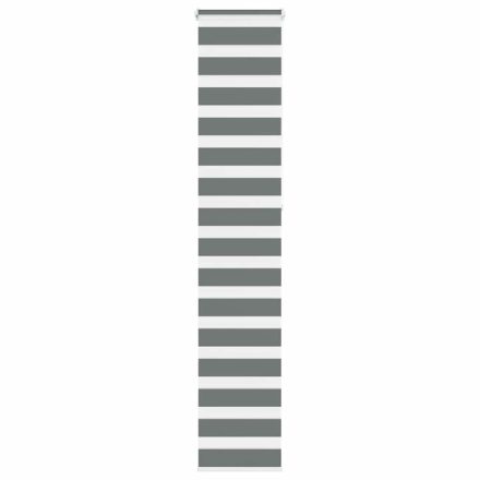 vidaXL zebrafüggönnyel sötét szürke szövetszélesség 40,9 cm poliészter