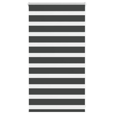 vidaXL zebrafüggönnyel fekete szövetszélesség 70,9 cm poliészter