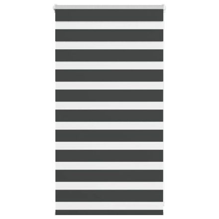 vidaXL zebrafüggönnyel fekete szövetszélesség 75,9 cm poliészter