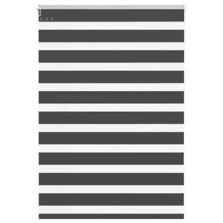 vidaXL zebrafüggönnyel fekete szövetszélesség 100,9 cm poliészter