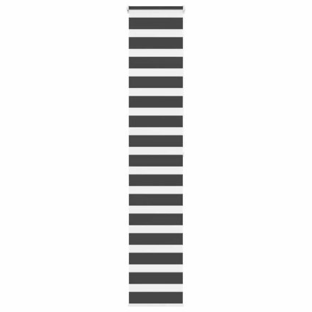 vidaXL zebrafüggönnyel fekete szövetszélesség 45,9 cm poliészter